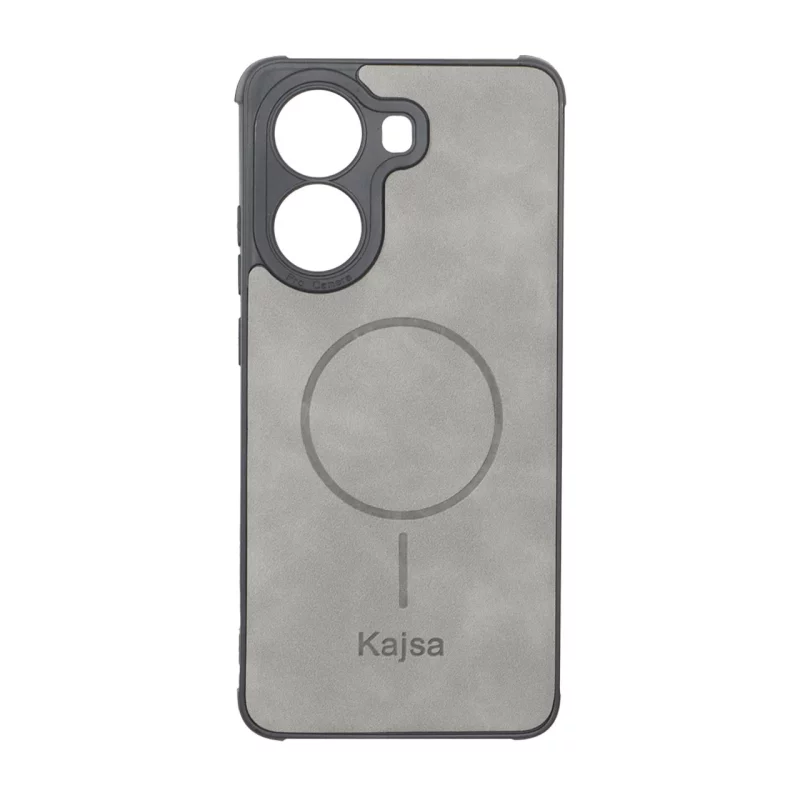 قاب جیر Kajsa طرح مگ سیف MNC مدل Xiaomi Poco X7 Pro - طوسی - تصویر 2