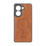 قاب جیر Kajsa طرح مگ سیف MNC مدل Xiaomi Poco X7 Pro - قهوه ای روشن