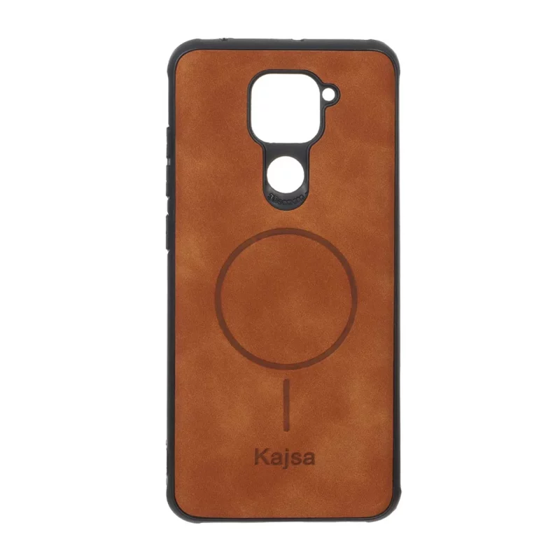 قاب جیر Kajsa طرح مگ سیف MNC مدل Xiaomi Redmi Note 9 / Redmi 10X 5G / Redmi 10X Pro 5G - قهوه ای روشن - تصویر 2