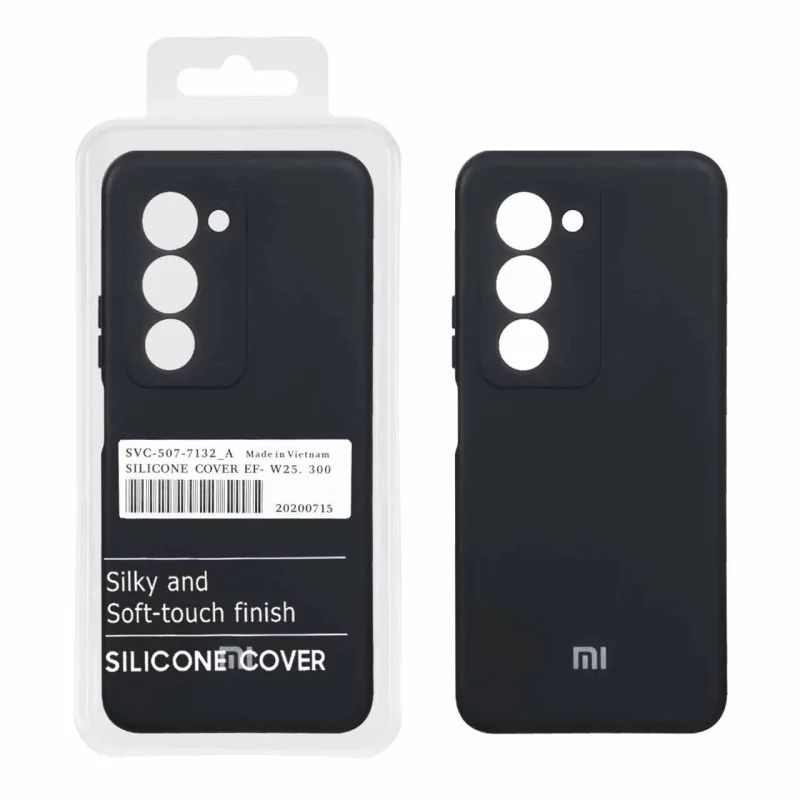 قاب نیو سیلیکون محافظ لنزدار RFF مدل Xiaomi Redmi 15 4G - مشکی (پک دار) - تصویر 2