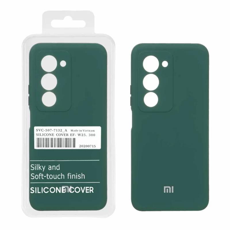 قاب نیو سیلیکون محافظ لنزدار RFF مدل Xiaomi Redmi 15 4G - سبز (پک دار) - تصویر 2