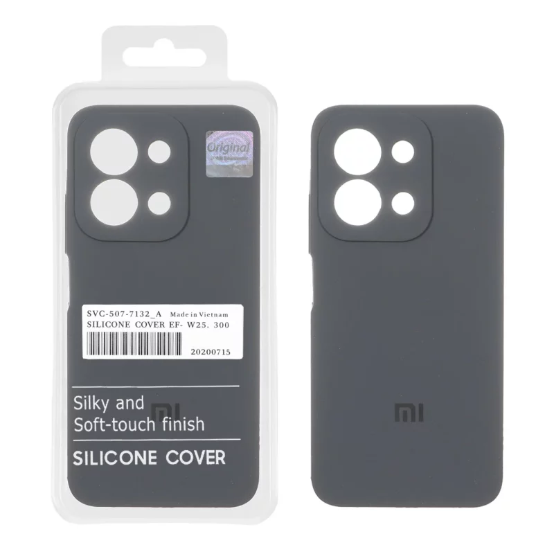 قاب سیلیکونی پاک کنی اورجینال Master Quality مدل Xiaomi Redmi 15C / Poco C85 - خاکستری (پک دار) - تصویر 2