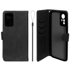 کیف موبایل مگنتی درجه یک داخل خز MNC Plus مدل Xiaomi Redmi Note 12S - مشکی