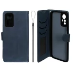 کیف موبایل مگنتی درجه یک داخل خز MNC Plus مدل Xiaomi Redmi Note 12S - سرمه ای
