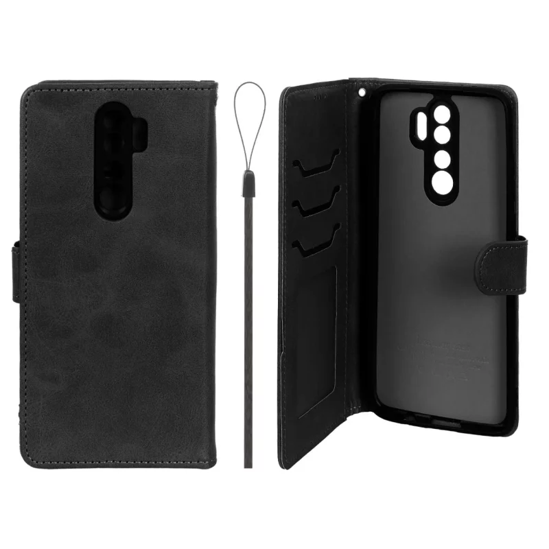 کیف موبایل مگنتی درجه یک داخل خز MNC Plus مدل Xiaomi Redmi Note 8 Pro - مشکی - تصویر 2