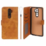 کیف موبایل مگنتی درجه یک داخل خز MNC Plus مدل Xiaomi Redmi Note 8 Pro - عسلی