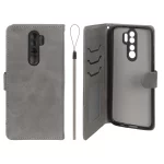 کیف موبایل مگنتی درجه یک داخل خز MNC Plus مدل Xiaomi Redmi Note 8 Pro - خاکستری