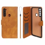 کیف موبایل مگنتی درجه یک داخل خز MNC Plus مدل Xiaomi Redmi Note 8 - عسلی