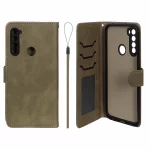 کیف موبایل مگنتی درجه یک داخل خز MNC Plus مدل Xiaomi Redmi Note 8 - سبز زیتونی