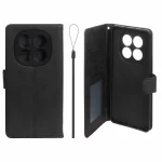 کیف موبایل مگنتی درجه یک داخل خز MNC Plus مدل Xiaomi Redmi Note 14 Pro 5G / Redmi Note 14 Pro Plus 5G / Poco X7 5G - مشکی