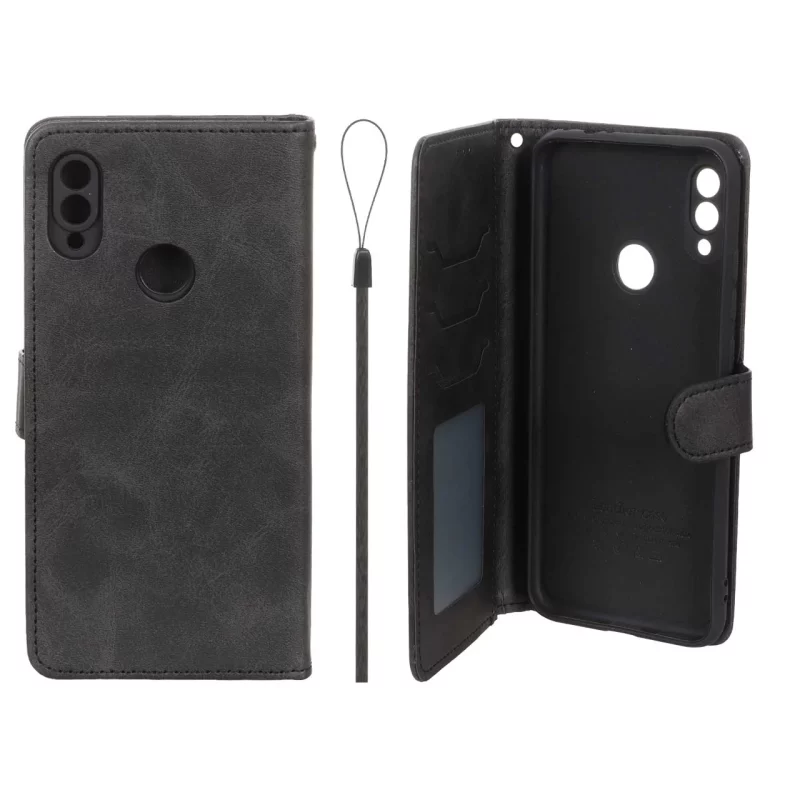 کیف موبایل مگنتی درجه یک داخل خز MNC Plus مدل Xiaomi Redmi Note 7 / Note 7 Pro / Note 7s - مشکی - تصویر 2