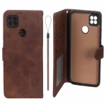 کیف موبایل مگنتی درجه یک داخل خز MNC Plus مدل Xiaomi Redmi 10A / Redmi 9C / Poco C31 - قهوه ای