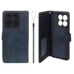 کیف موبایل مگنتی درجه یک داخل خز MNC Plus مدل Xiaomi Mi 14T - سرمه ای