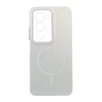 قاب SO COOL طرح مگ سیف محافظ لنز شفاف Xiaomi Redmi 15 4G - نقره ای