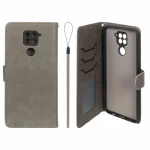 کیف موبایل مگنتی درجه یک داخل خز MNC Plus مدل Xiaomi Redmi Note 9 / Redmi 10X 5G / Redmi 10X Pro 5G - خاکستری