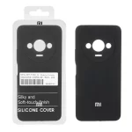 قاب سیلیکونی پاک کنی اورجینال درجه یک Xiaomi Redmi A3 / A3x / Poco C61 - مشکی (پک دار) - NTC