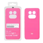قاب سیلیکونی پاک کنی اورجینال درجه یک Xiaomi Redmi Note 14 Pro 5G / Redmi Note 14 Pro Plus 5G / Poco X7 5G - صورتی فانتزی (پک دار) - NTC