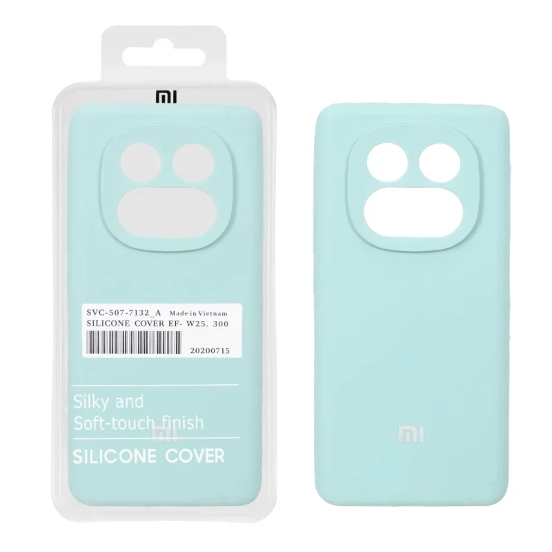 قاب سیلیکونی پاک کنی اورجینال درجه یک Xiaomi Redmi Note 14 Pro 5G / Redmi Note 14 Pro Plus 5G / Poco X7 5G - سبز روشن (پک دار) - NTC - تصویر 2