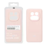 قاب سیلیکونی پاک کنی اورجینال درجه یک Xiaomi Redmi Note 14 Pro 5G / Redmi Note 14 Pro Plus 5G / Poco X7 5G - کرم نارنجی (پک دار) - NTC