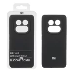 قاب سیلیکونی پاک کنی اورجینال درجه یک Xiaomi Redmi Note 14 Pro 5G / Redmi Note 14 Pro Plus 5G / Poco X7 5G - مشکی (پک دار)