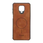 قاب جیر Kajsa طرح مگ سیف MNC مدل Xiaomi Redmi Note 9S / Redmi Note 9 Pro / Redmi Note 9 Pro Max - قهوه ای روشن