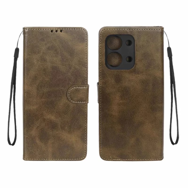 کیف موبایل مگنتی درجه یک MNC مدل Xiaomi Redmi 15C / Poco C85 - سبز زیتونی - تصویر 2