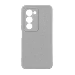 قاب Texture طرح چرم محافظ لنزدار Xiaomi Redmi 15 4G - طوسی