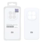 قاب سیلیکونی پاک کنی اورجینال Master Quality مدل Xiaomi Redmi Note 15 Pro Plus - سفید (پک دار)