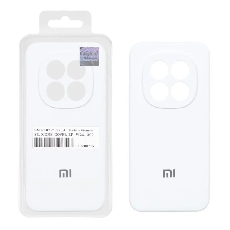 قاب سیلیکونی پاک کنی اورجینال Master Quality مدل Xiaomi Redmi Note 15 Pro Plus - سفید (پک دار) - تصویر 2
