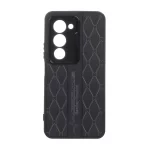 قاب پافر لوزی دور لنز براق Xiaomi Redmi 15 4G - مشکی