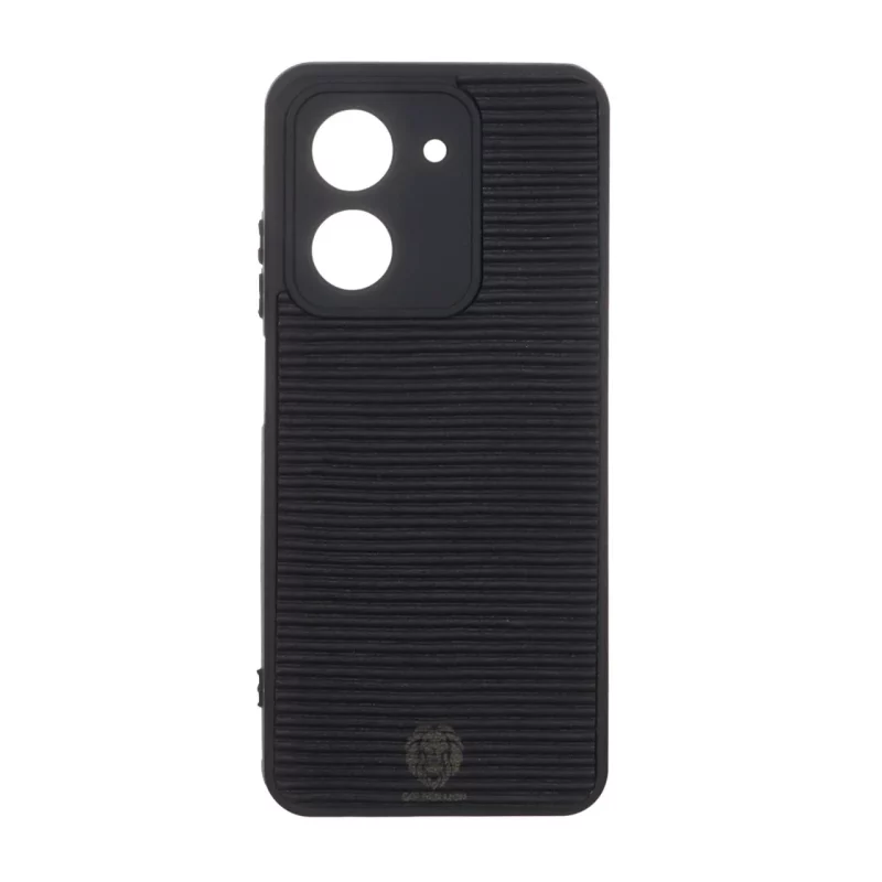 قاب Golden Lion شیاردار Xiaomi Redmi A5 / Poco C71 - مشکی کد1 - تصویر 2