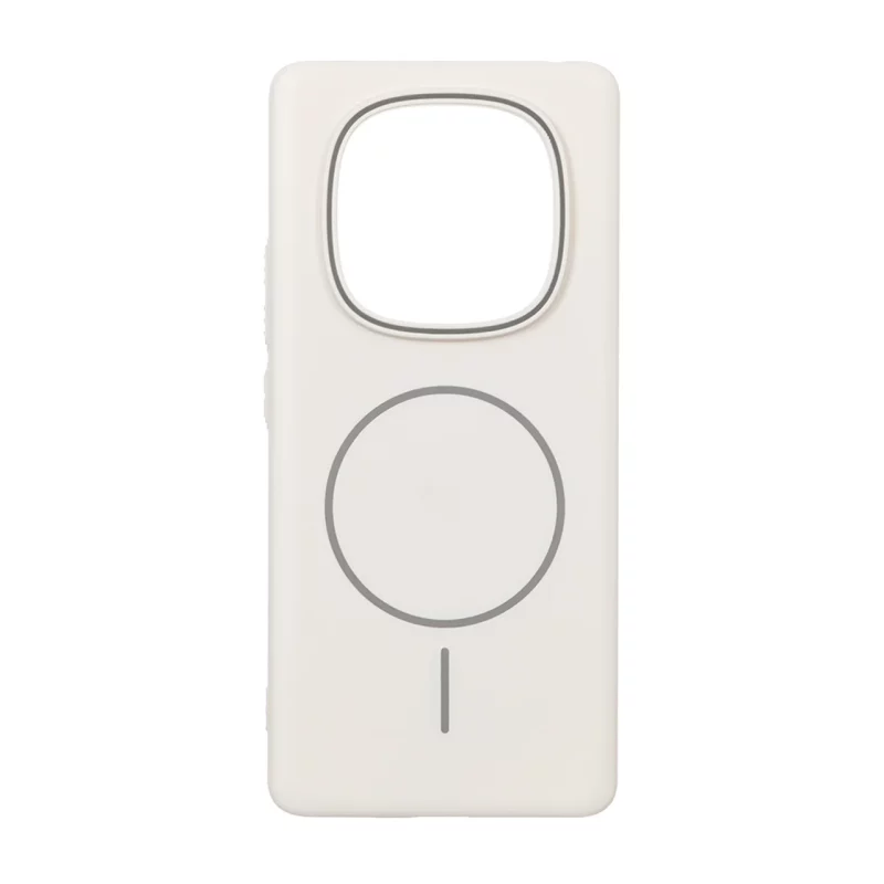قاب پشت سخت MagSafe مدل Xiaomi Redmi Note 14 Pro 4G - کرم - تصویر 2