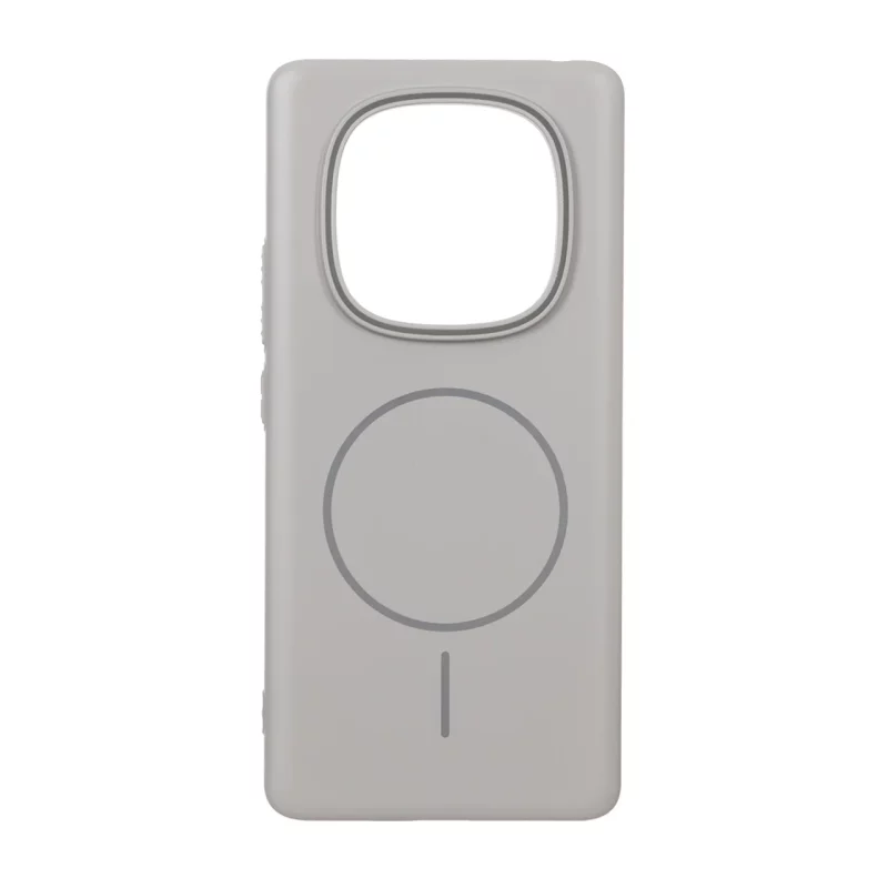 قاب پشت سخت MagSafe مدل Xiaomi Redmi Note 14 Pro 4G - طوسی - تصویر 2