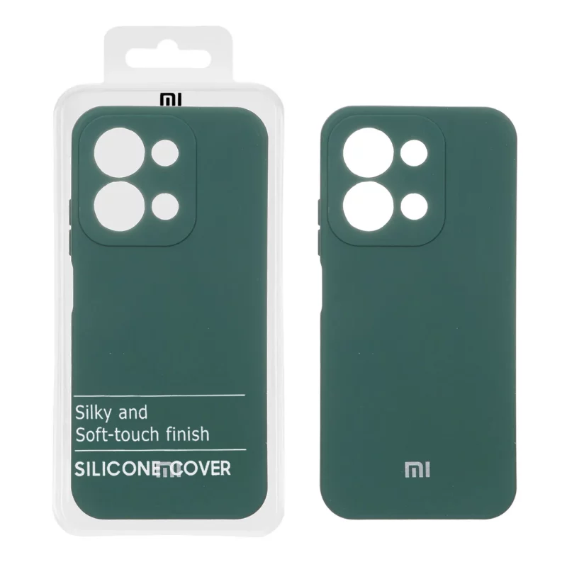 قاب نیو سیلیکون محافظ لنزدار RFF مدل Xiaomi Redmi 15C / Poco C85 - سبز (پک دار) - تصویر 2