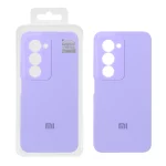 قاب سیلیکونی پاک کنی اورجینال Master Quality مدل Xiaomi Redmi 15 4G - بنفش روشن (پک دار)