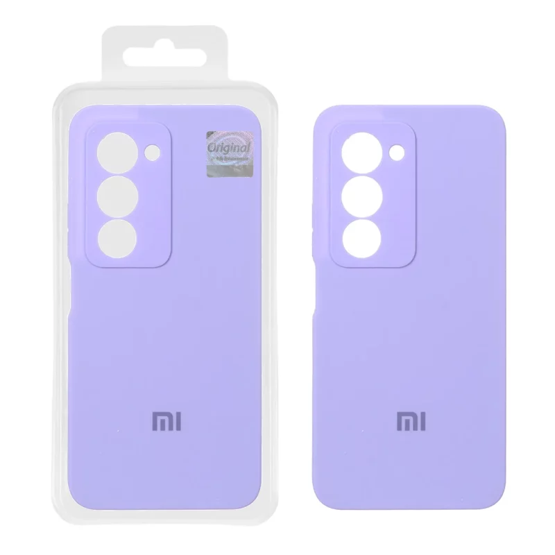 قاب سیلیکونی پاک کنی اورجینال Master Quality مدل Xiaomi Redmi 15 4G - بنفش روشن (پک دار) - تصویر 2