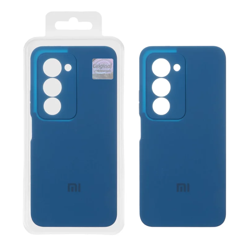 قاب سیلیکونی پاک کنی اورجینال Master Quality مدل Xiaomi Redmi 15 4G -آبی کاربنی (پک دار) - تصویر 2