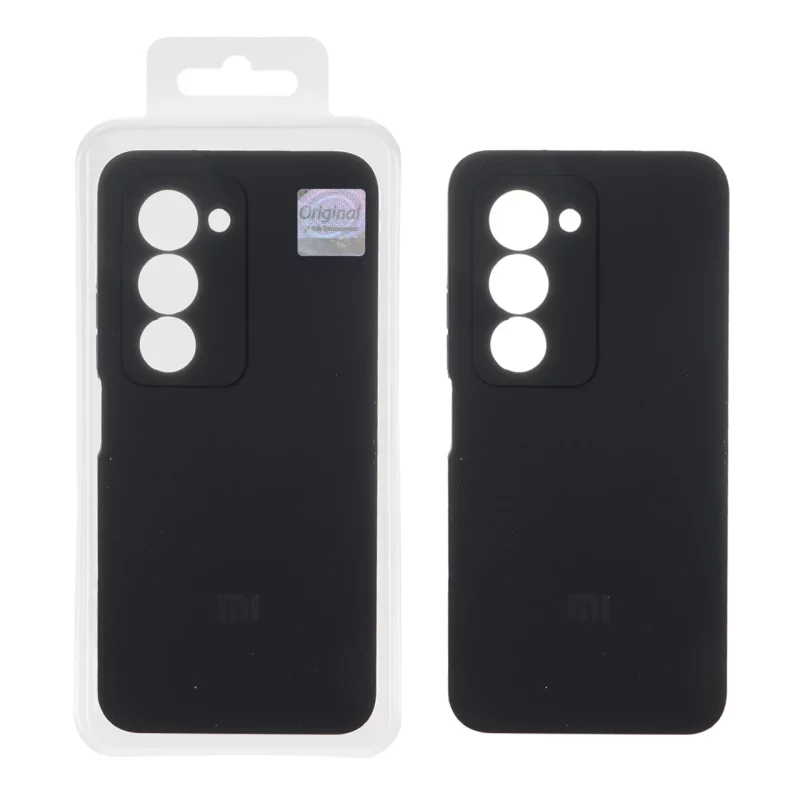 قاب سیلیکونی پاک کنی اورجینال Master Quality مدل Xiaomi Redmi 15 4G - مشکی (پک دار) - تصویر 2