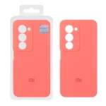 قاب سیلیکونی پاک کنی اورجینال Master Quality مدل Xiaomi Redmi 15 4G - مرجانی (پک دار)