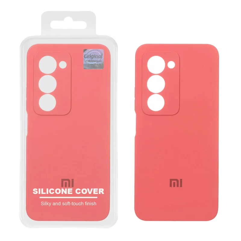 قاب سیلیکونی پاک کنی اورجینال Master Quality مدل Xiaomi Redmi 15 4G - هلویی (پک دار) - تصویر 2