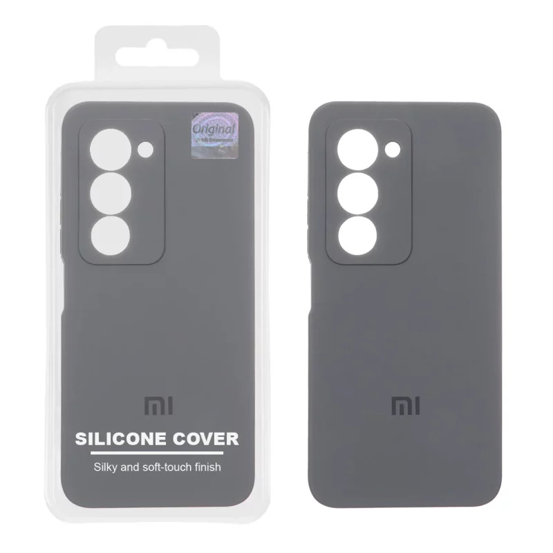 قاب سیلیکونی پاک کنی اورجینال Master Quality مدل Xiaomi Redmi 15 4G - خاکستری (پک دار) - تصویر 2