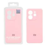 قاب سیلیکونی پاک کنی اورجینال Master Quality مدل Xiaomi Redmi Note 14 4G - صورتی (پک دار)