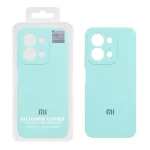 قاب سیلیکونی پاک کنی اورجینال Master Quality مدل Xiaomi Redmi 15C / Poco C85 - سبزآبی کد 1 (پک دار)
