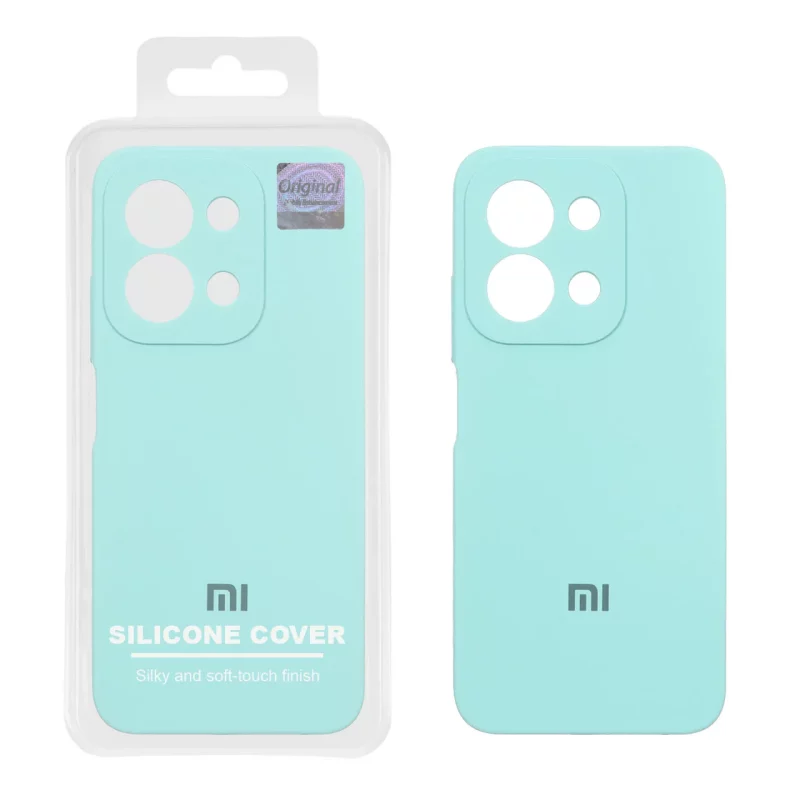 قاب سیلیکونی پاک کنی اورجینال Master Quality مدل Xiaomi Redmi 15C / Poco C85 - سبزآبی کد 1 (پک دار) - تصویر 2