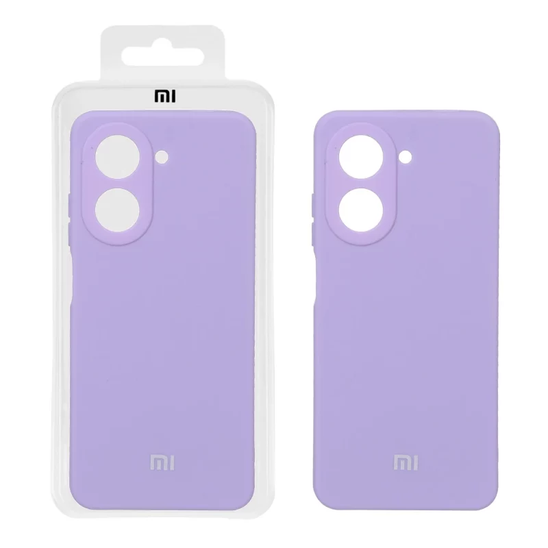 قاب نیو سیلیکون محافظ لنزدار RFF مدل Xiaomi Redmi A5 / Poco C71 - بنفش روشن (پک دار) - تصویر 2