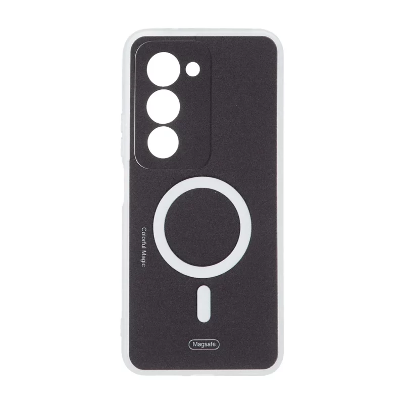 قاب Colorful Magic طرح مگ سیف محافظ لنزدار Xiaomi Redmi 15 4G - مشکی - تصویر 2