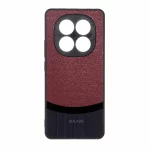 قاب SULADA دو تکه Texture مدل Xiaomi Redmi Note 14 Pro 4G - زرشکی