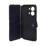 کیف موبایل چرمی مگنتی محافظ لنزدار Xiaomi Redmi 15C / Poco C85 - سرمه ای - تصویر 3