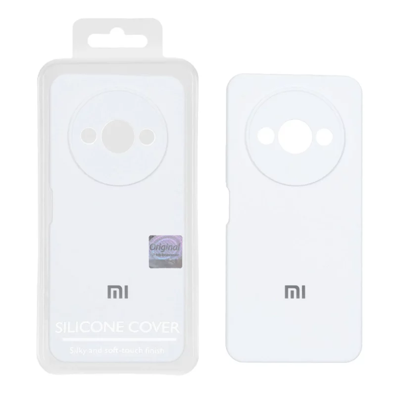 قاب سیلیکونی پاک کنی اورجینال Master Quality مدل Xiaomi Redmi A3 / A3x / Poco C61 - سفید (پک دار) - تصویر 2