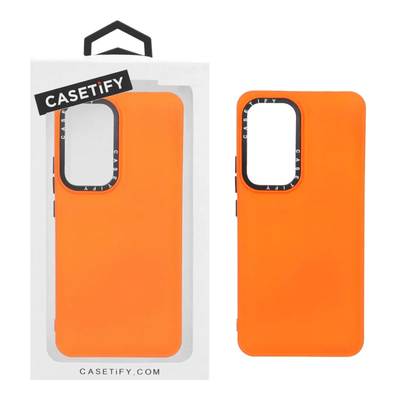 قاب casetify پافر ساده Xiaomi Mi 12T / Mi 12T Pro / Redmi K50 - نارنجی (پک دار) - تصویر 2